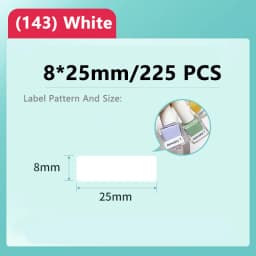 Niimbot D11/D101/D110 Mini Portable Printer White Tape Sticker Papers Waterproof  Anti-Oil No Glue Thermal Label Printer New