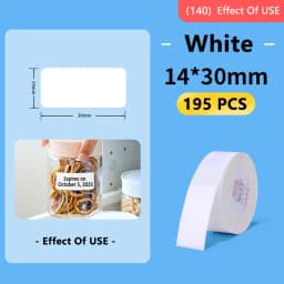 Niimbot D11/D101/D110 Mini Portable Printer White Tape Sticker Papers Waterproof  Anti-Oil No Glue Thermal Label Printer New