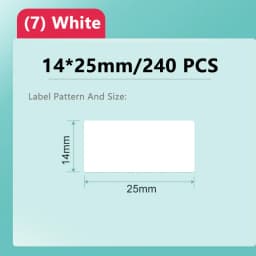 Niimbot D11/D101/D110 Mini Portable Printer White Tape Sticker Papers Waterproof  Anti-Oil No Glue Thermal Label Printer New