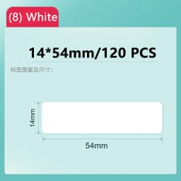 Niimbot D11/D101/D110 Mini Portable Printer White Tape Sticker Papers Waterproof  Anti-Oil No Glue Thermal Label Printer New