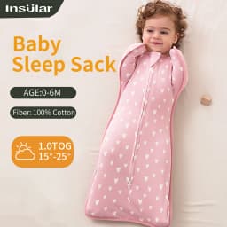 New Baby Newborn Baby Swaddle Sleeveless Summer Thin Cotton Soft 2-Ways Zipper Diaper Changing Bag