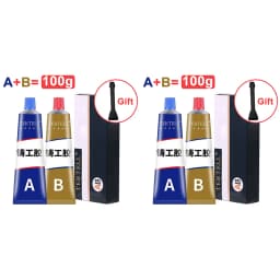 AB Casting Repair Glue High Temperature Resistant Liquid Metal Welding Filler Metal Repair Glue for Metal Casting Defect