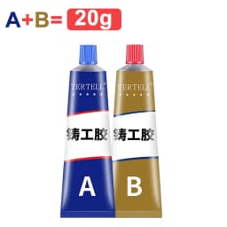 AB Casting Repair Glue High Temperature Resistant Liquid Metal Welding Filler Metal Repair Glue for Metal Casting Defect