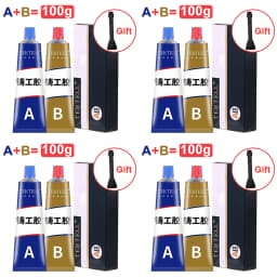 AB Casting Repair Glue High Temperature Resistant Liquid Metal Welding Filler Metal Repair Glue for Metal Casting Defect
