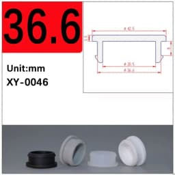 1/2/5/10/20Pcs Black Silicone Rubber Snap-on Hole Plug 2.5mm-50.6mm Blanking End Caps Seal Stopper