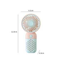 2024 New Handheld Charging Fan Cartoon Cute Small Student Charging Small Fan Portable Mini USB Fan Mini Pocket