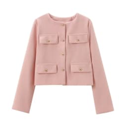 TRAF 2024 Fashion Women Bomber Cropped Jackets Female Golden Button Blazer Spring Women's Chic Streetwear Outwear Top