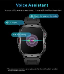 2025 New For Men Military Smart Watch Men IP68 5ATM Outdoor Sports Fitness Tracker Health Monitor 1.96" BT Call Smartwatch