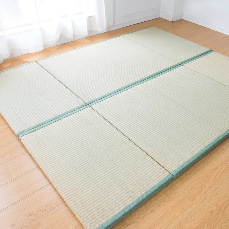 Japan Style Foldable Sleeping Mattress Tatami Straw Mat Home Decor Yoga Mat Traditional Straw Mattress