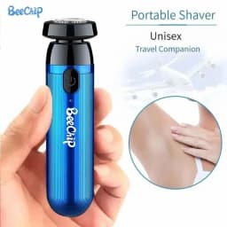 Mini Electric Shaver Compact Lightweight Portable Car Rechargeable Razor Speed Fast Low Noise Washable Self-Service Shaver