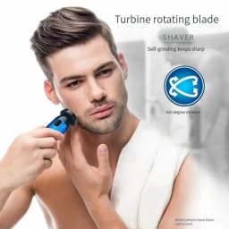 Mini Electric Shaver Compact Lightweight Portable Car Rechargeable Razor Speed Fast Low Noise Washable Self-Service Shaver