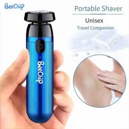 Mini Electric Shaver Compact Lightweight Portable Car Rechargeable Razor Speed Fast Low Noise Washable Self-Service Shaver