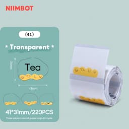 NiiMBOT B21 Round Sticker Labels Thermal Sticker Self-adhesive Waterproof  Label Paper For B1 B21 Niimbot Mini Portable Thermal