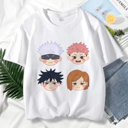 Japanese Anime Jujutsu Kaisen T Shirt for Men Gojo Satoru Print Graphic T Shirts Unisex Harajuku Fashion Casual Short Sleeve Tee