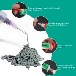Sn42Bi58 SMD Welding Paste 138 ℃ Low Temperature Lead-free Syringe No Clean Solder Paste For Phone Component Repair