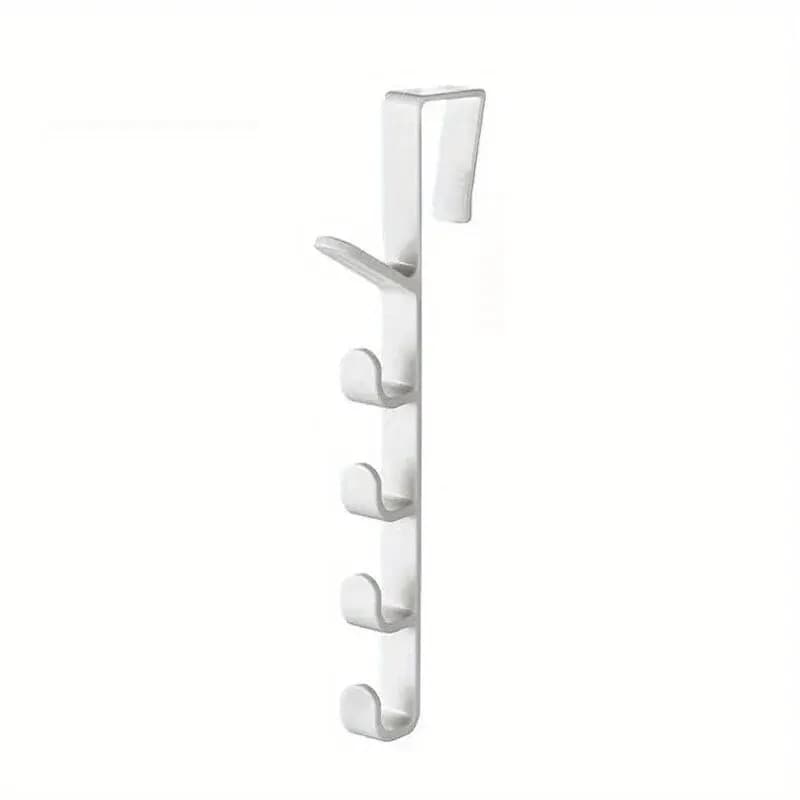 1pcs Bedroom Door Hanger Clothes Hanging Rack Over The Door Plastic Home Storage Organization Hooks, Purse Holder For Bags Rails