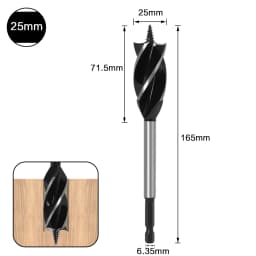 10mm-35mm Twist Drill Bit Set Wood Fast Cut Auger Carpenter Joiner Tool Drill Bit For Wood Cut Suit for woodworking