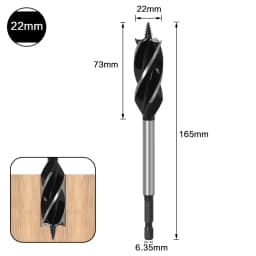10mm-35mm Twist Drill Bit Set Wood Fast Cut Auger Carpenter Joiner Tool Drill Bit For Wood Cut Suit for woodworking