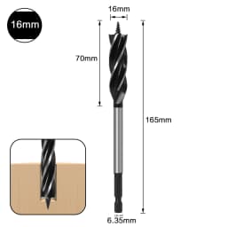 10mm-35mm Twist Drill Bit Set Wood Fast Cut Auger Carpenter Joiner Tool Drill Bit For Wood Cut Suit for woodworking