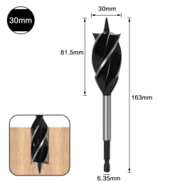 10mm-35mm Twist Drill Bit Set Wood Fast Cut Auger Carpenter Joiner Tool Drill Bit For Wood Cut Suit for woodworking