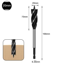 10mm-35mm Twist Drill Bit Set Wood Fast Cut Auger Carpenter Joiner Tool Drill Bit For Wood Cut Suit for woodworking