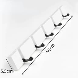 Foldable Bamboo Clothes Hooks Behind Door Wall-mounted Hangers Household Coat Towel Hook Shelf Bathroom Hanging Rack