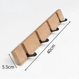 Foldable Bamboo Clothes Hooks Behind Door Wall-mounted Hangers Household Coat Towel Hook Shelf Bathroom Hanging Rack