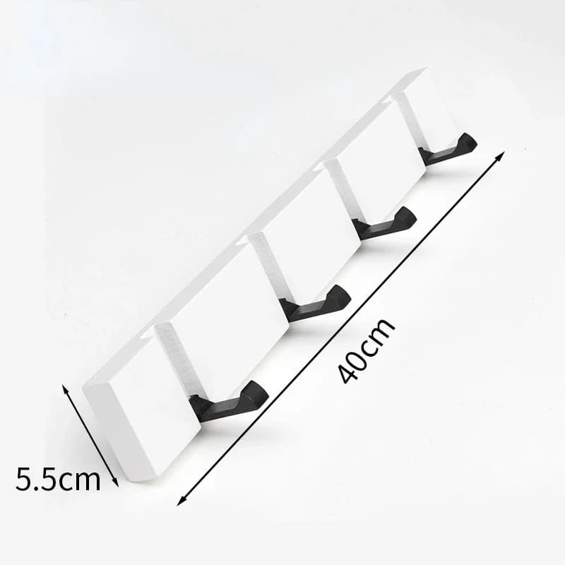 Foldable Bamboo Clothes Hooks Behind Door Wall-mounted Hangers Household Coat Towel Hook Shelf Bathroom Hanging Rack