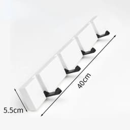 Foldable Bamboo Clothes Hooks Behind Door Wall-mounted Hangers Household Coat Towel Hook Shelf Bathroom Hanging Rack