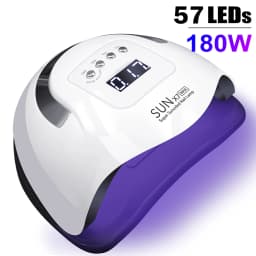 X19 MAX UV LED Nail Drying Lamp 320W Professional UV Nail Art Dryer Light for Gel Nails 72 Beads Fast Curing Gel Polish Lamp