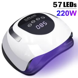 X19 MAX UV LED Nail Drying Lamp 320W Professional UV Nail Art Dryer Light for Gel Nails 72 Beads Fast Curing Gel Polish Lamp