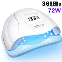 X19 MAX UV LED Nail Drying Lamp 320W Professional UV Nail Art Dryer Light for Gel Nails 72 Beads Fast Curing Gel Polish Lamp