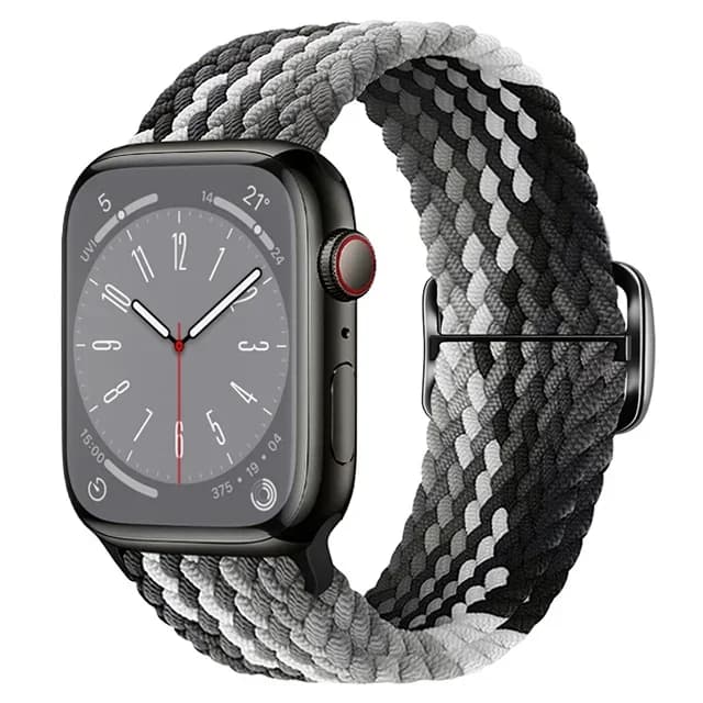 Braided Solo Loop For Apple watch Ultra band 40mm 44mm 41mm 38mm 49mm 45mm Elastic Nylon bracelet iWatch series 9 8 7 3 se strap