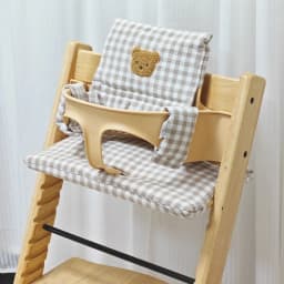 Soft Seat Cushion for Infants， Baby High Chair Cushion, Cartoon Bear Chair Back Cushion and Seat Cushion, High Chair Accessories