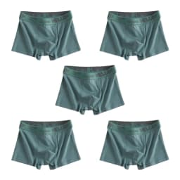 1/5pcs Mens Underwear Male Boxers Sexy Underpant Comfortable Breathable Fashion Style Softness Boys Catton Panties Boxershorts
