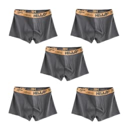 1/5pcs Mens Underwear Male Boxers Sexy Underpant Comfortable Breathable Fashion Style Softness Boys Catton Panties Boxershorts