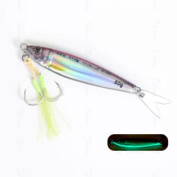 TOLU 2024 NEW 3D Printed Fast Sinking Metal Jig Lure 20g 30g 40g 60g 80g Saltwater Shore Casting Fishing Lure Vertical Metal Jig