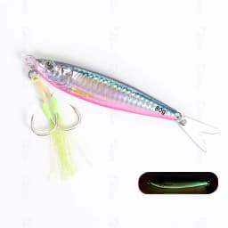 TOLU 2024 NEW 3D Printed Fast Sinking Metal Jig Lure 20g 30g 40g 60g 80g Saltwater Shore Casting Fishing Lure Vertical Metal Jig