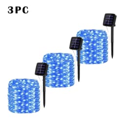 7m/12m/22m/32m/52m/102m LED Solar String Light Outdoor Garden Fairy Lights 1000 Leds Waterproof Lamp for Christmas Party Decor