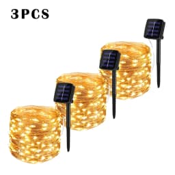 7m/12m/22m/32m/52m/102m LED Solar String Light Outdoor Garden Fairy Lights 1000 Leds Waterproof Lamp for Christmas Party Decor