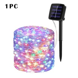 7m/12m/22m/32m/52m/102m LED Solar String Light Outdoor Garden Fairy Lights 1000 Leds Waterproof Lamp for Christmas Party Decor