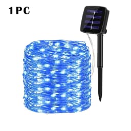 7m/12m/22m/32m/52m/102m LED Solar String Light Outdoor Garden Fairy Lights 1000 Leds Waterproof Lamp for Christmas Party Decor