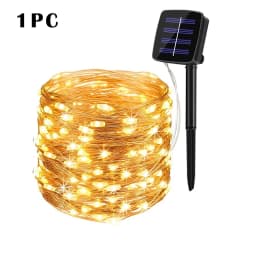 7m/12m/22m/32m/52m/102m LED Solar String Light Outdoor Garden Fairy Lights 1000 Leds Waterproof Lamp for Christmas Party Decor