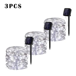 7m/12m/22m/32m/52m/102m LED Solar String Light Outdoor Garden Fairy Lights 1000 Leds Waterproof Lamp for Christmas Party Decor