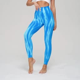 A Colorful Yoga Pants Aurora Sports Trousers Peach Hip Leggings