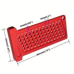 Woodworking Scribe Metric/Inch T-Square Hole Pocket Ruler Aluminum Line Drawing Gauge Carpenter Right Angle Protractor Layout
