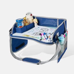 Portable travel car drawing board wipeable children's drawing board car whiteboard drawing board tray cart toy storage