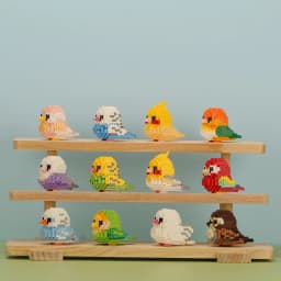 Moe Bird series building block toys assembly, table ornaments, children's educational toys, suitable for boys and girls Christma
