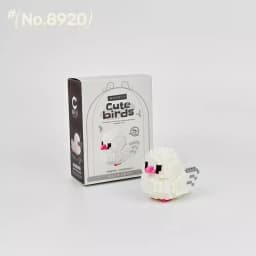Moe Bird series building block toys assembly, table ornaments, children's educational toys, suitable for boys and girls Christma