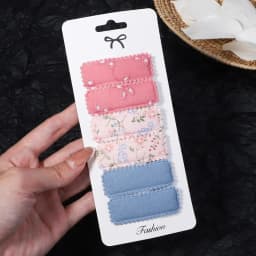 6pcs/set Kids Sequin BB Hair Clips Color Transparent Flowing Sand Bangs Hair Gripes Girl Cute Cartoon Baby Headwear Accessory
